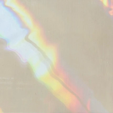 Diagonal hologram gjuten härdningsfolie
